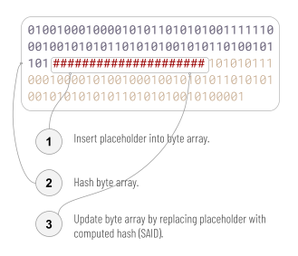 Figure 2: naïve algorithm for a SAID in a byte array